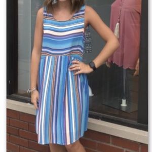 Sleeveless Striped Dress